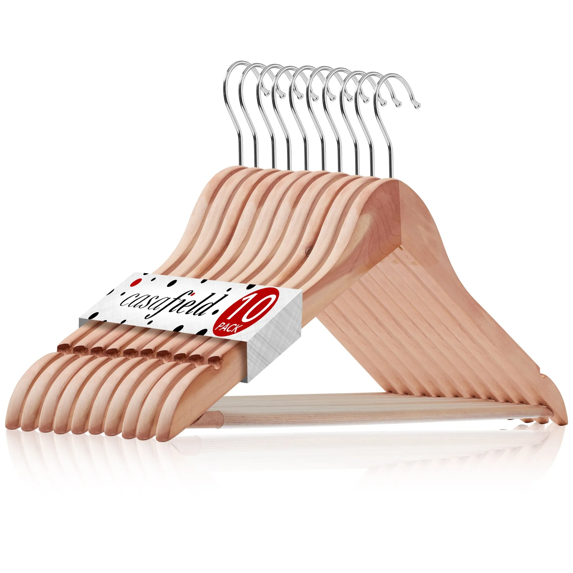 Red Cedar Wooden Suit Hangers