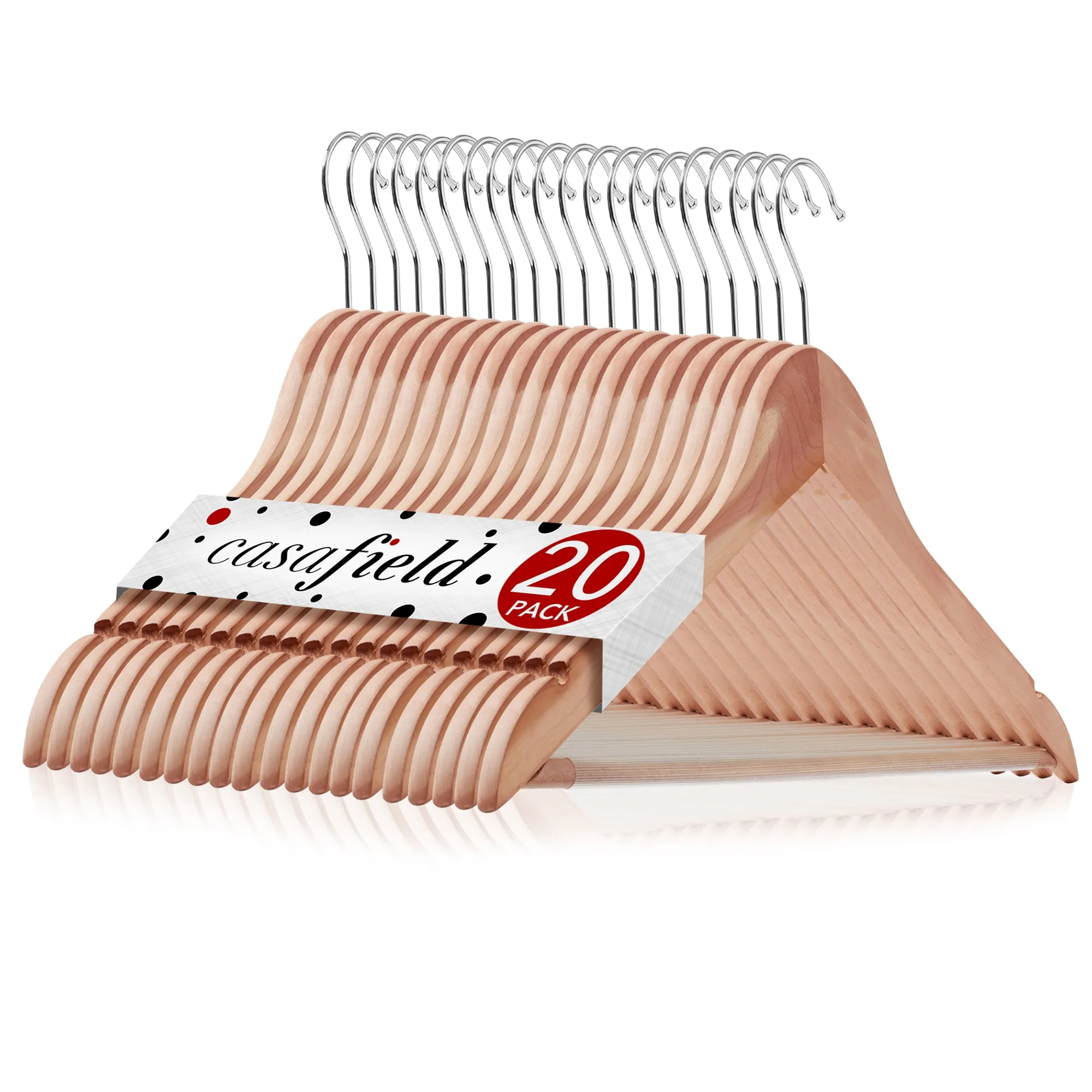 Red Cedar Wooden Suit Hangers