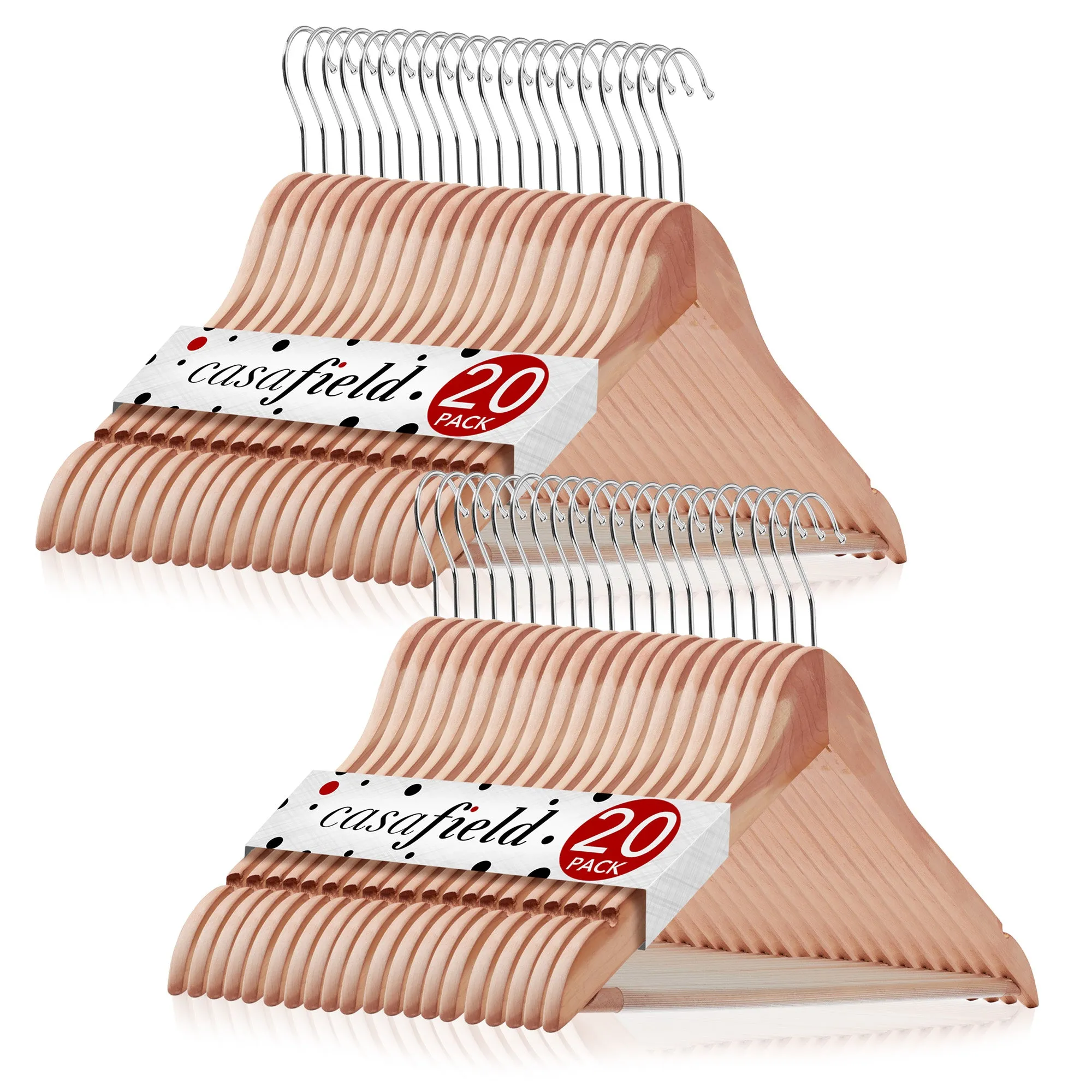 Red Cedar Wooden Suit Hangers
