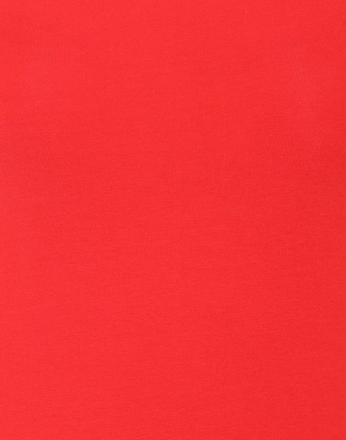 Red Spandex Cotton Solid Tank Top
