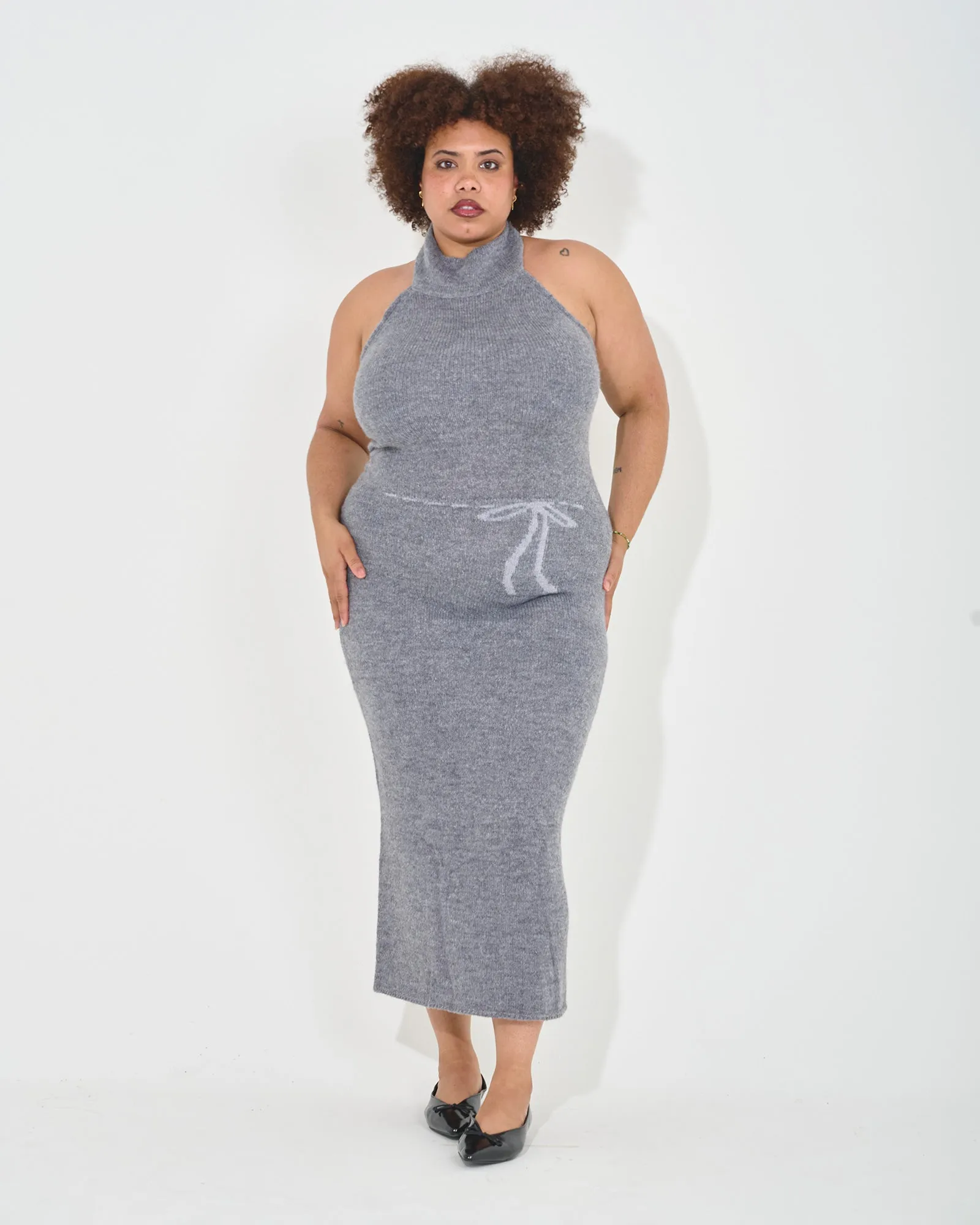 Sable Sonnet Knit Maxi Dress