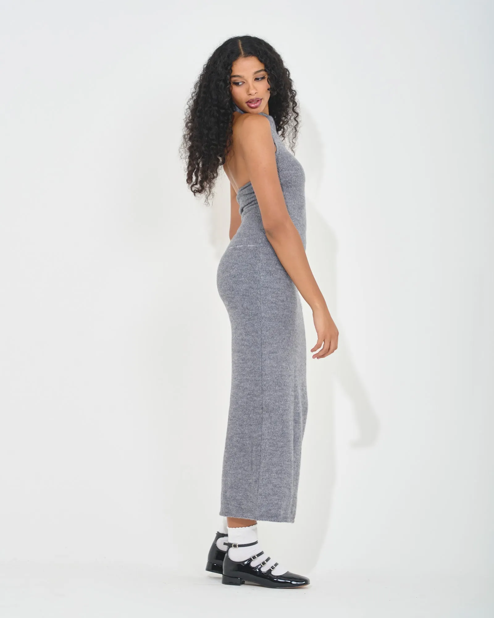 Sable Sonnet Knit Maxi Dress