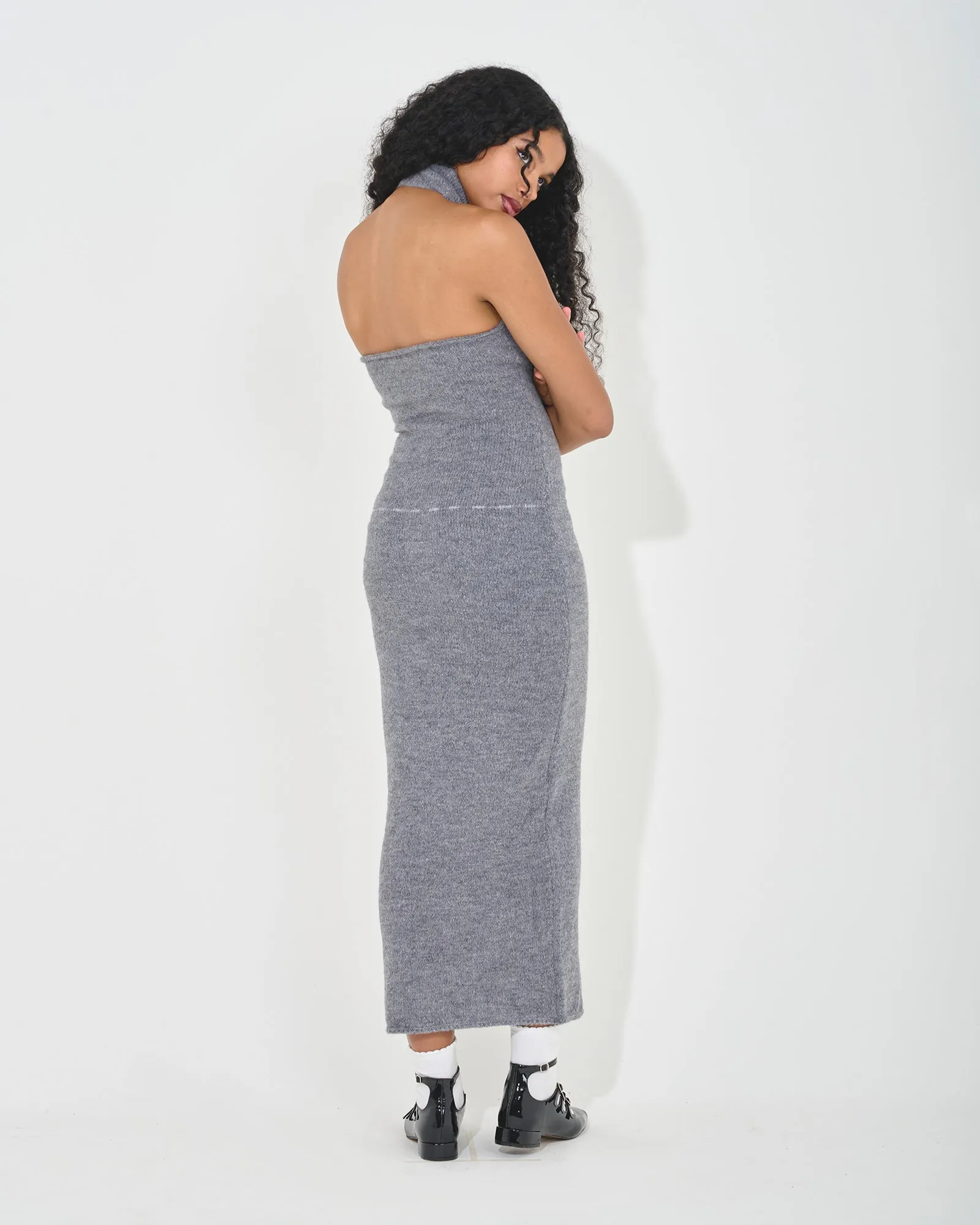 Sable Sonnet Knit Maxi Dress