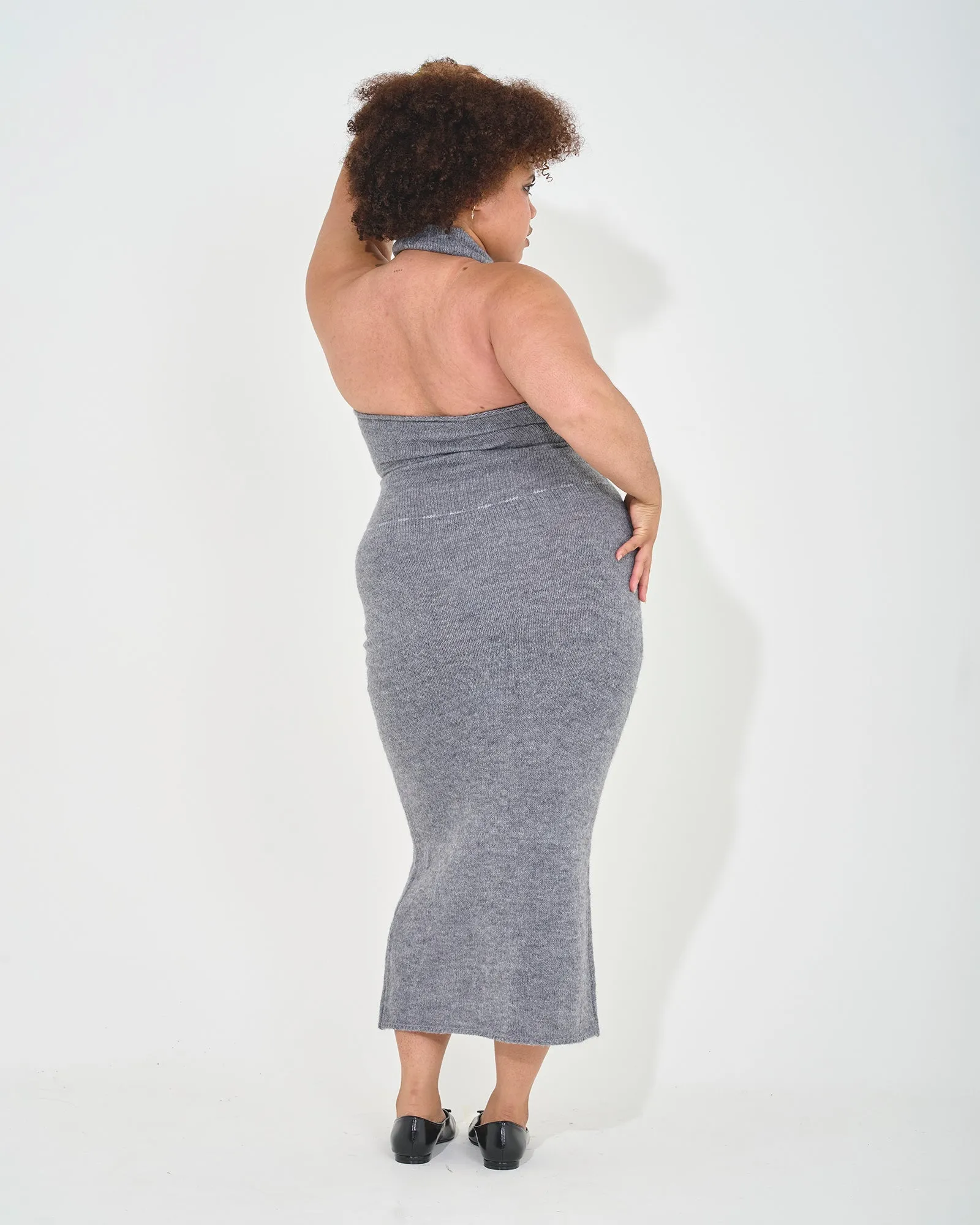 Sable Sonnet Knit Maxi Dress
