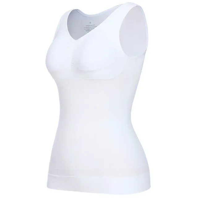 SAS Abdominal sports vest without steel ring with chest pad Shapewear Tank Tops