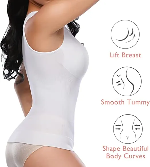 SAS Abdominal sports vest without steel ring with chest pad Shapewear Tank Tops