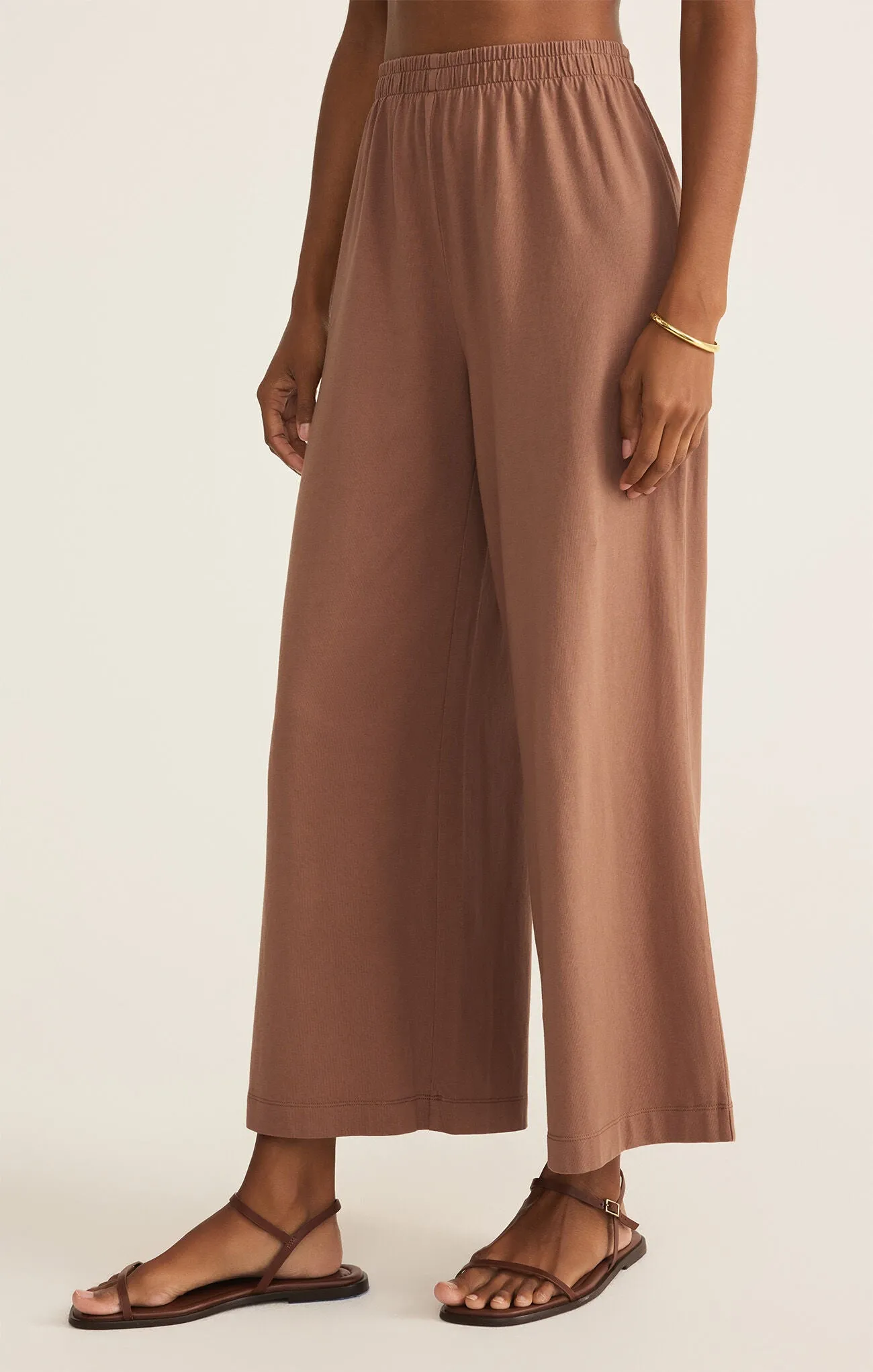 Scout Jersey Flare Pant Teakwood