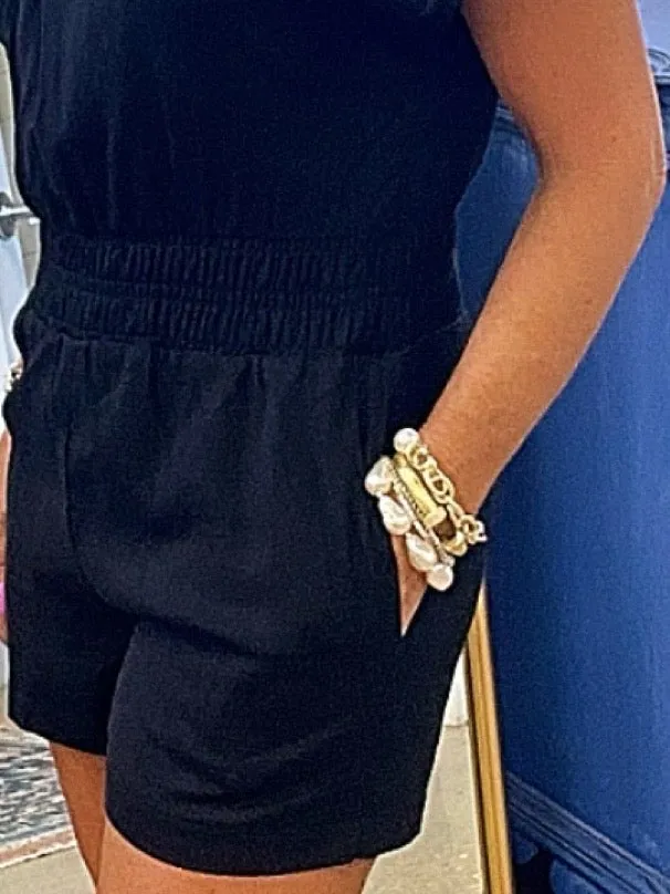 Serenity Escape Romper in Black