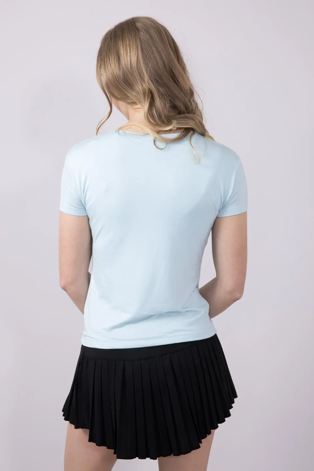 Simply Southern Double Layer T-Shirt for Women in Artic Blue | PP-0125-TEE-DBLYR-ARCTIC