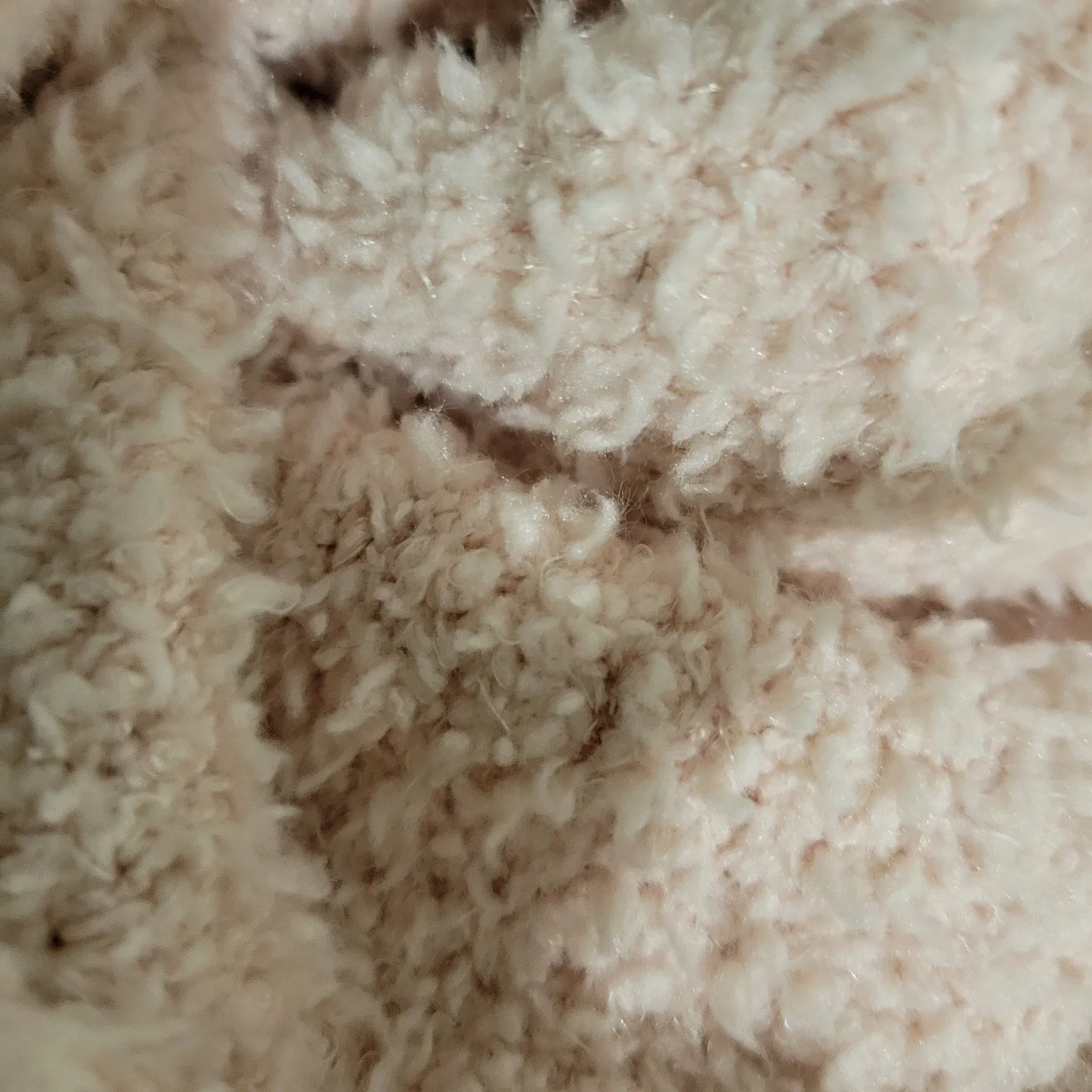 Skims Cozy Knit Pants Cream White Furry Fuzzy Boucle Stretch Knit Loungewear Size Large XL