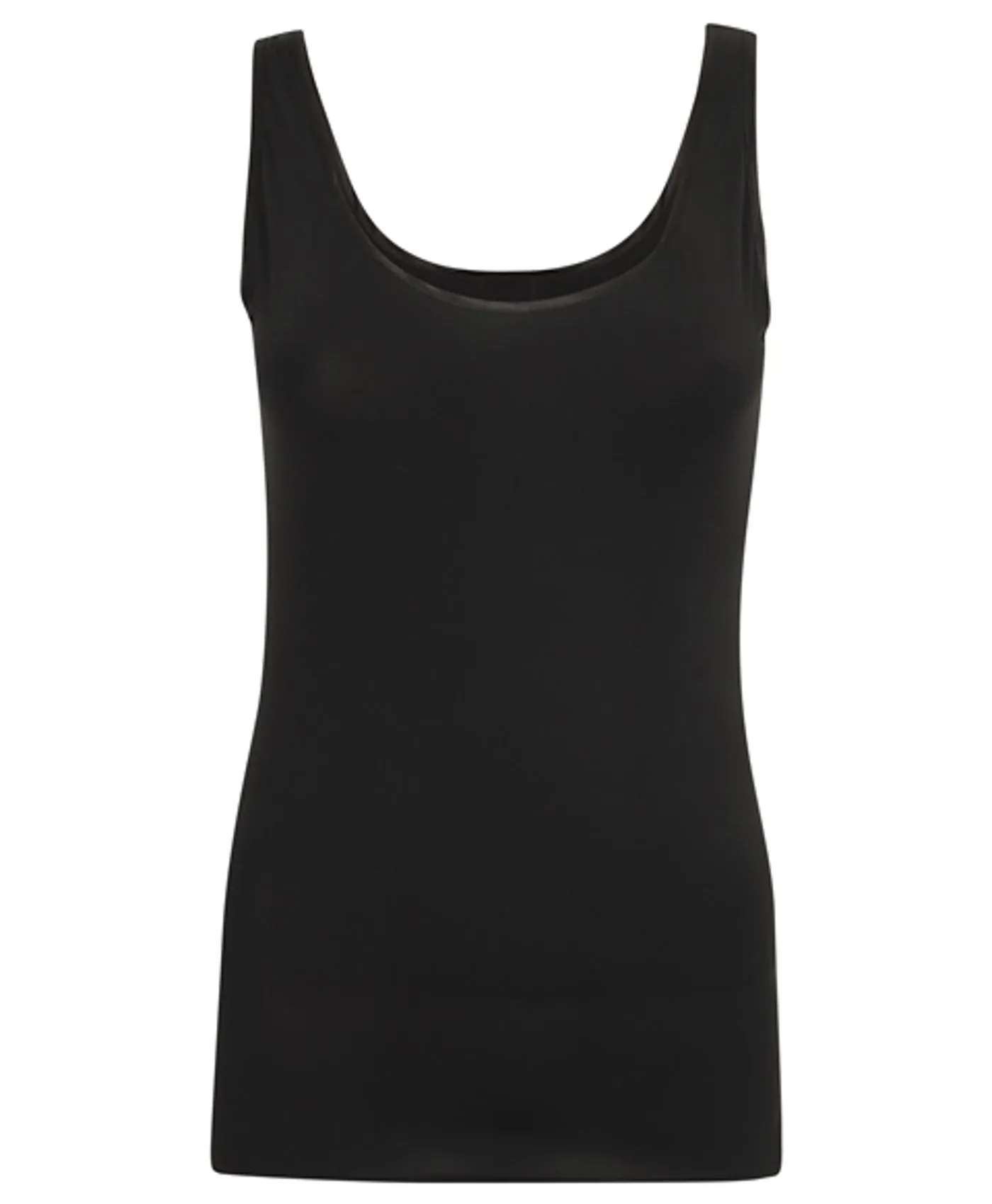 Slenderella 'Gaspe' Ladies Microfibre Tank Vest Top UK 10 - 20 (3 Colours)