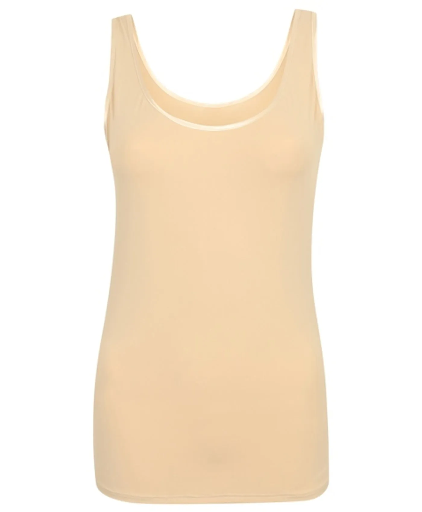 Slenderella 'Gaspe' Ladies Microfibre Tank Vest Top UK 10 - 20 (3 Colours)