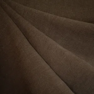 Soft Washed Linen Solid Chocolate