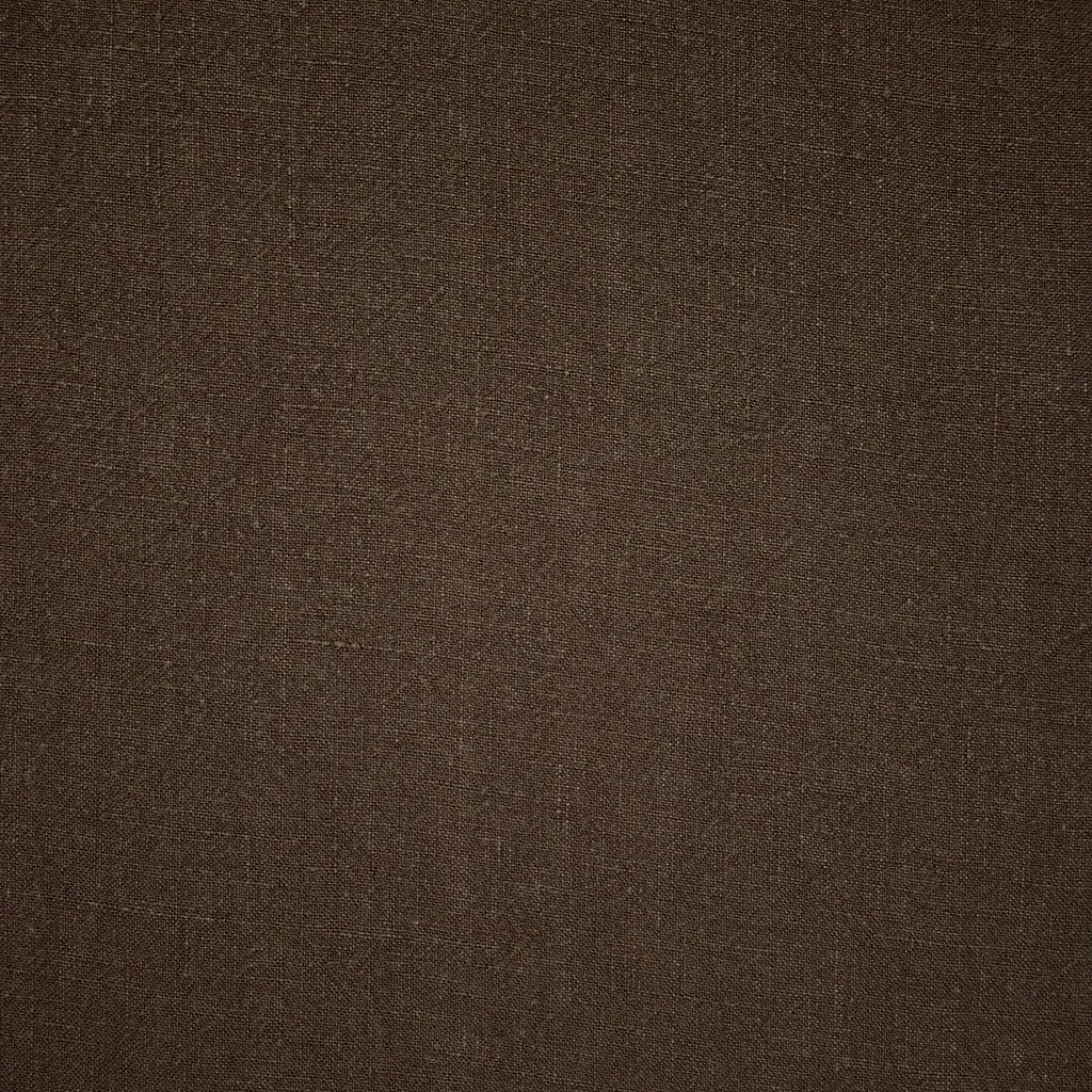Soft Washed Linen Solid Chocolate