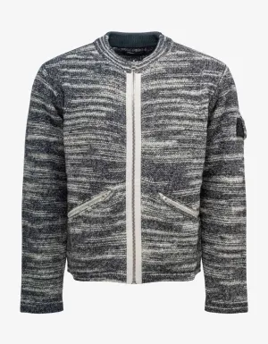 Stone Island Shadow Project Grey Chapter 2 Knitted Cardigan