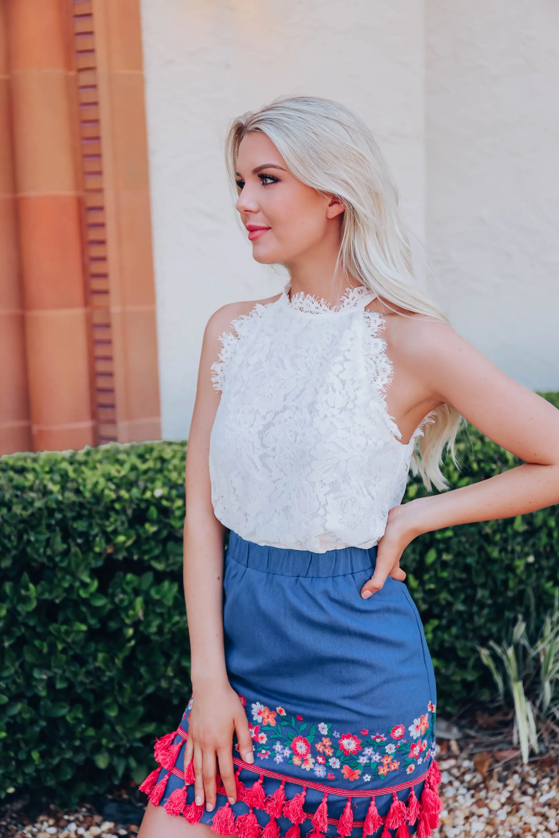 Summer's Eve Lace Top - Ivory