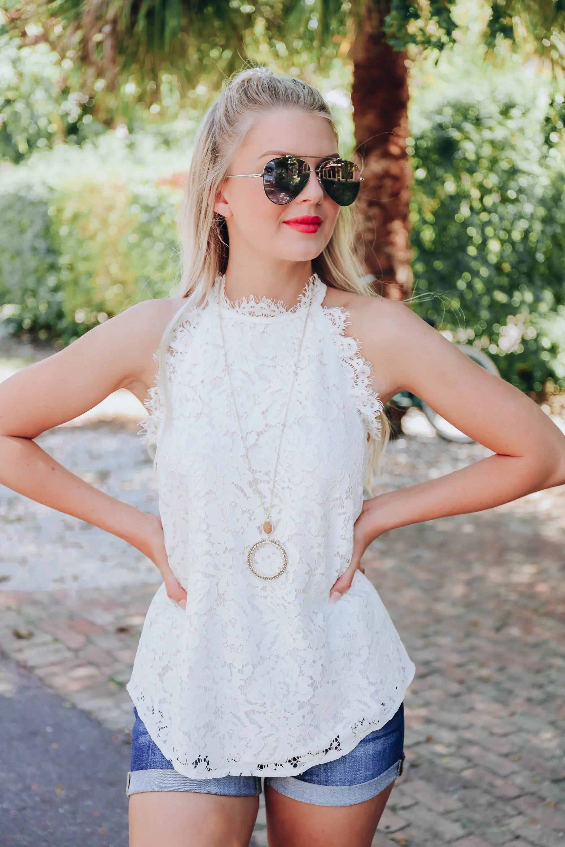Summer's Eve Lace Top - Ivory
