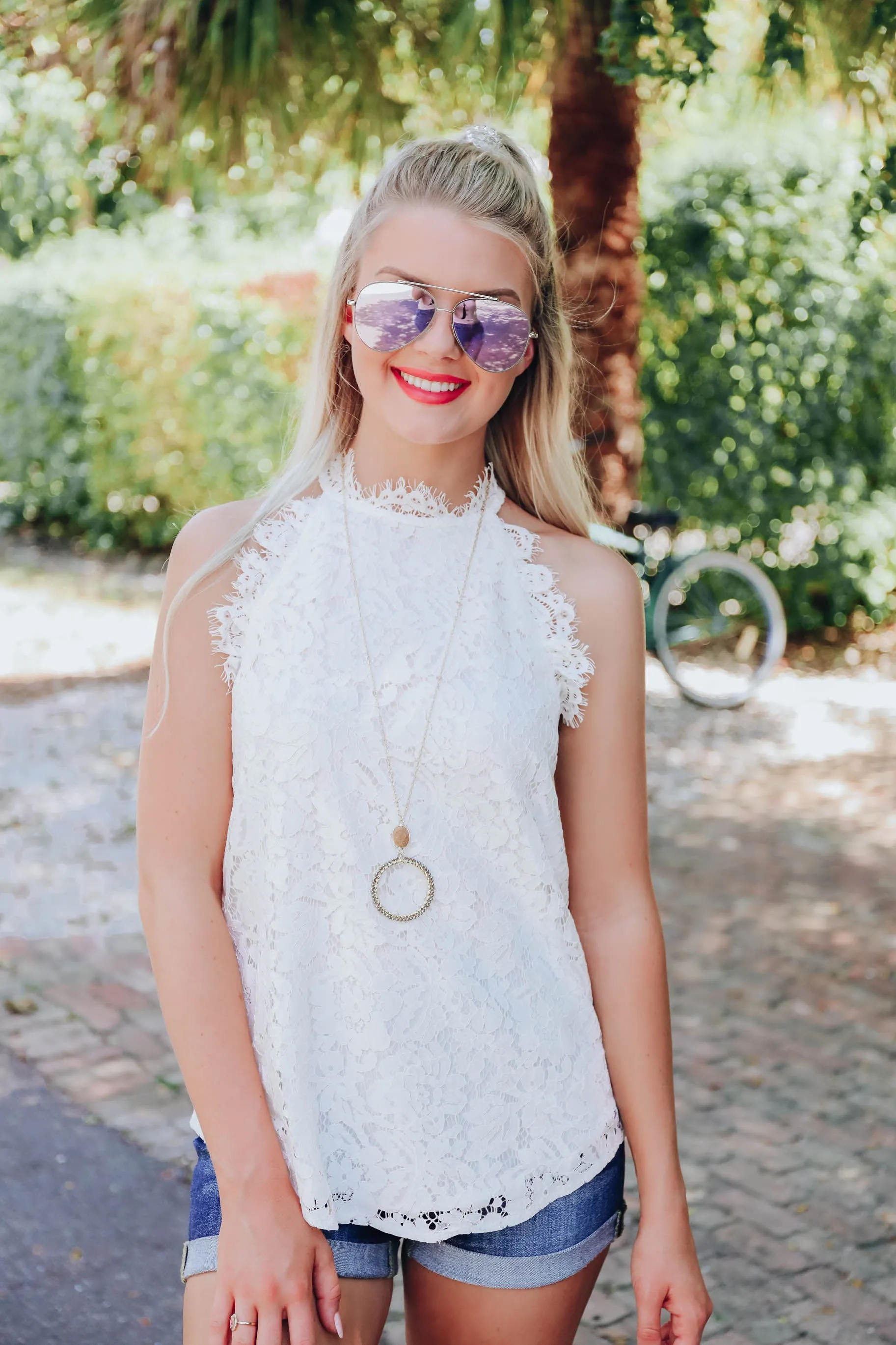 Summer's Eve Lace Top - Ivory