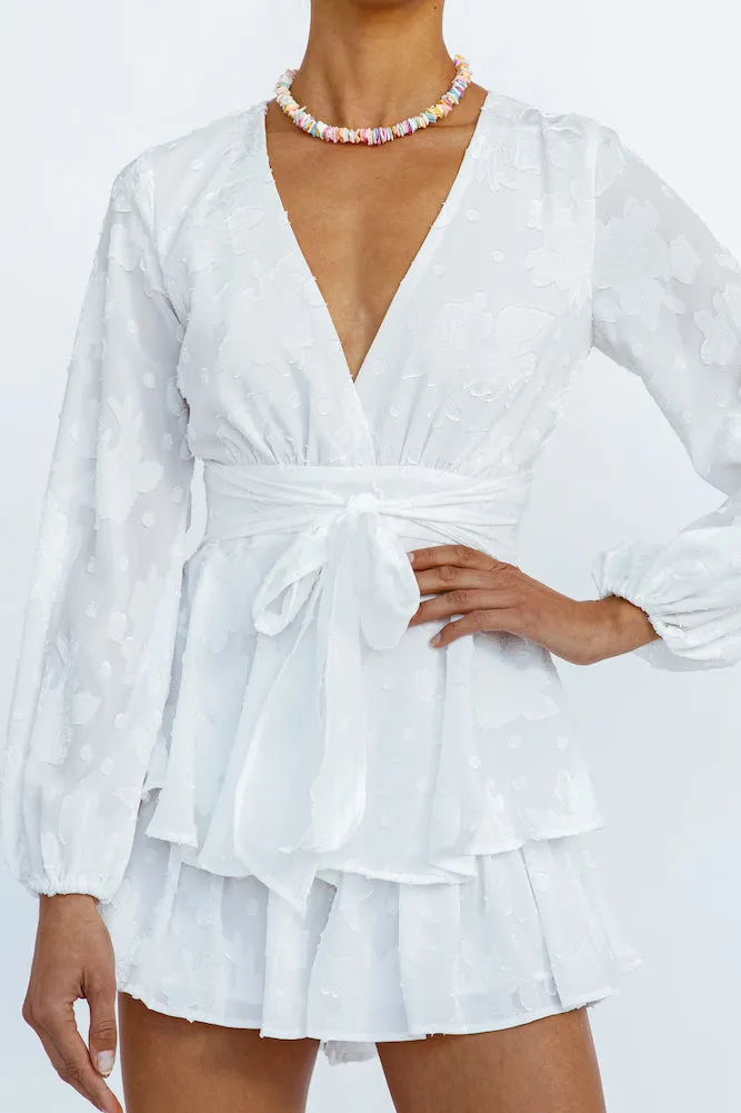Sweeter Than Sugar Romper White