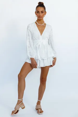 Sweeter Than Sugar Romper White