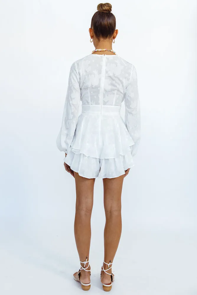 Sweeter Than Sugar Romper White