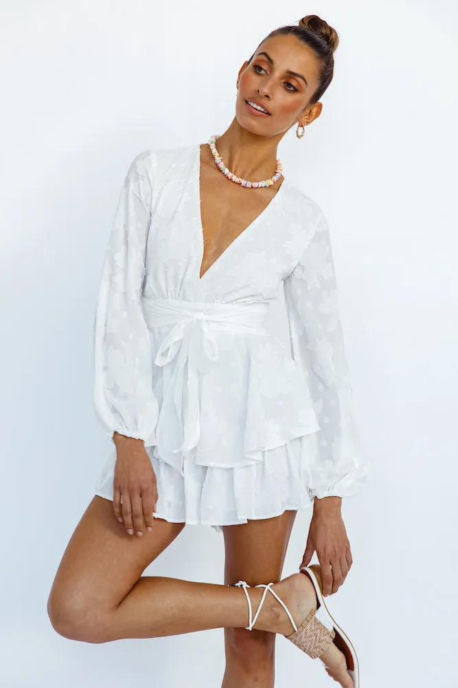 Sweeter Than Sugar Romper White