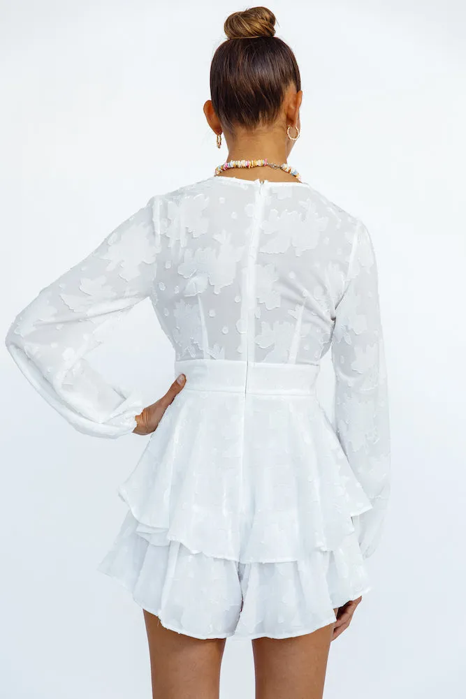 Sweeter Than Sugar Romper White