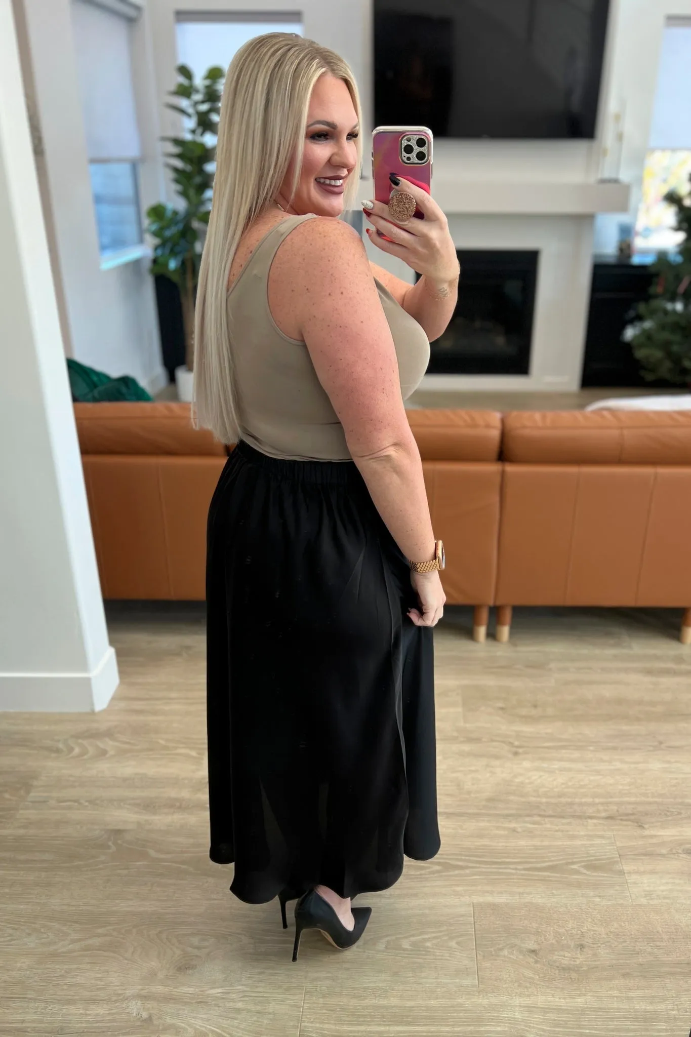 Timeless Tale Maxi Skirt in Black