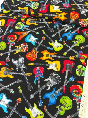 Tossed Electric Guitars Black