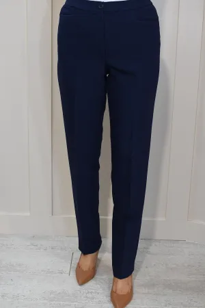 Via Veneto Navy Sarah Trousers- V315 SarahB