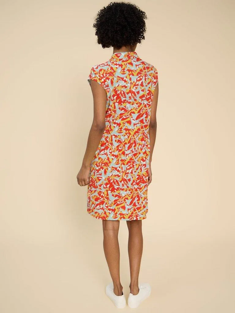 White Stuff Everly Printed Jersey Dress