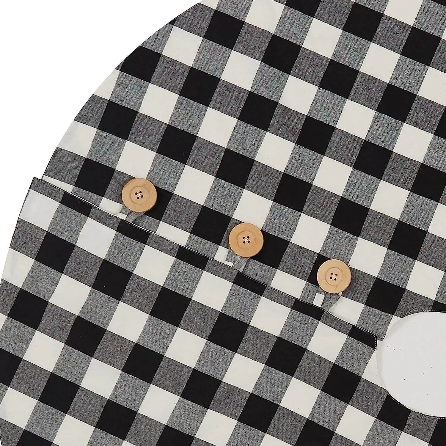 Wicklow Check Tree Skirt 52' - Black & Cream Park Designs