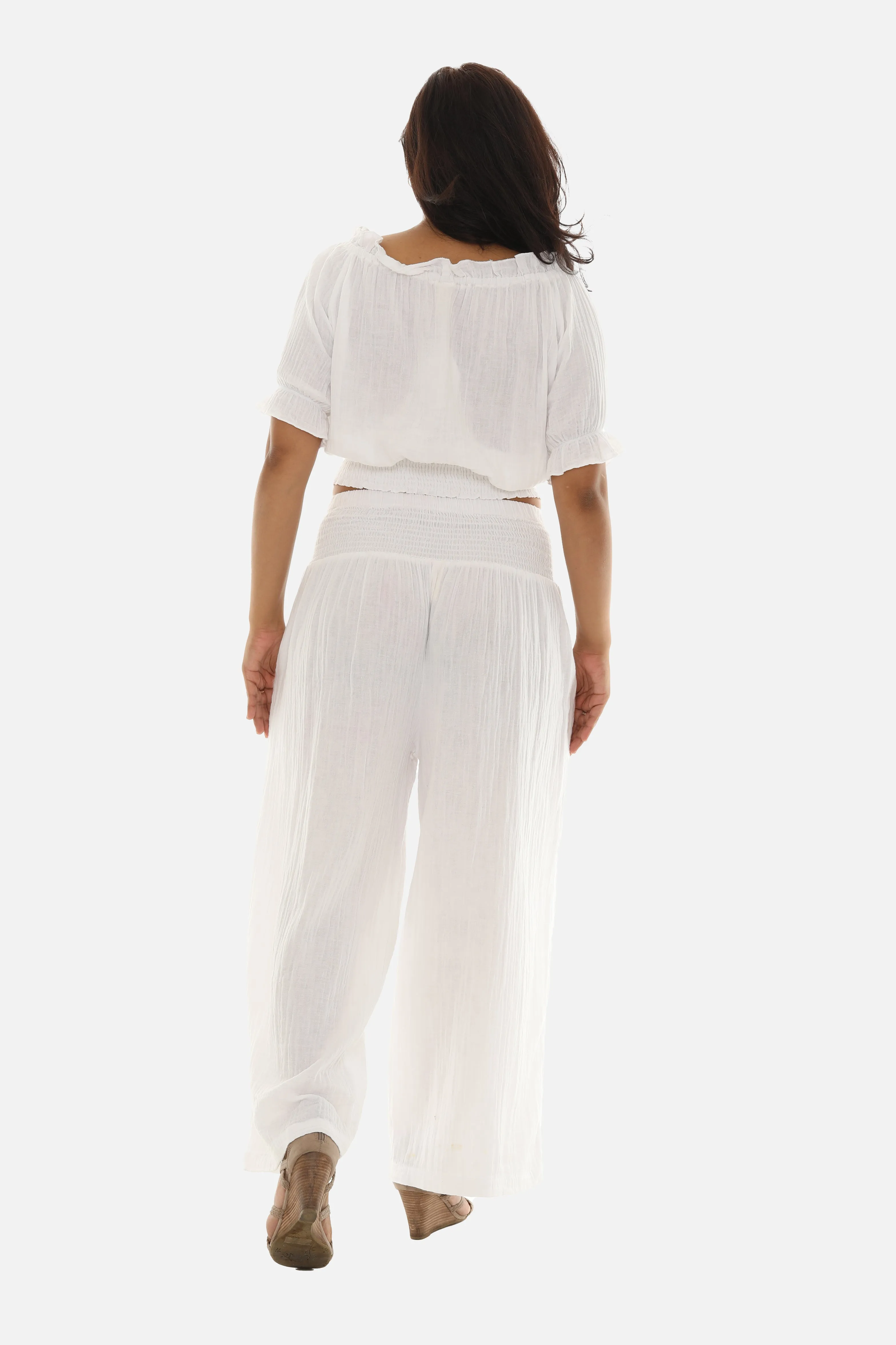 Women Cotton Pants with Top