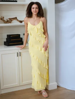 Wren Maxi Dress - Yellow
