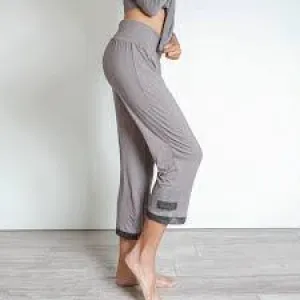 XEarl Grey Bamboo Capri Pants