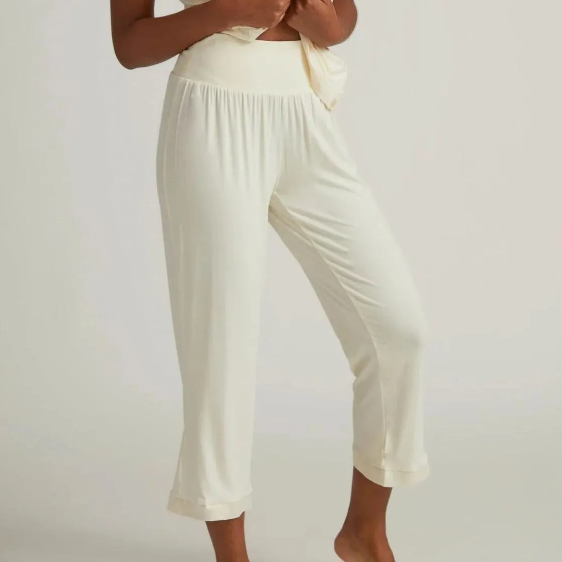 XIvory Bamboo Capri Pants