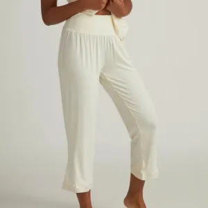 XIvory Bamboo Capri Pants