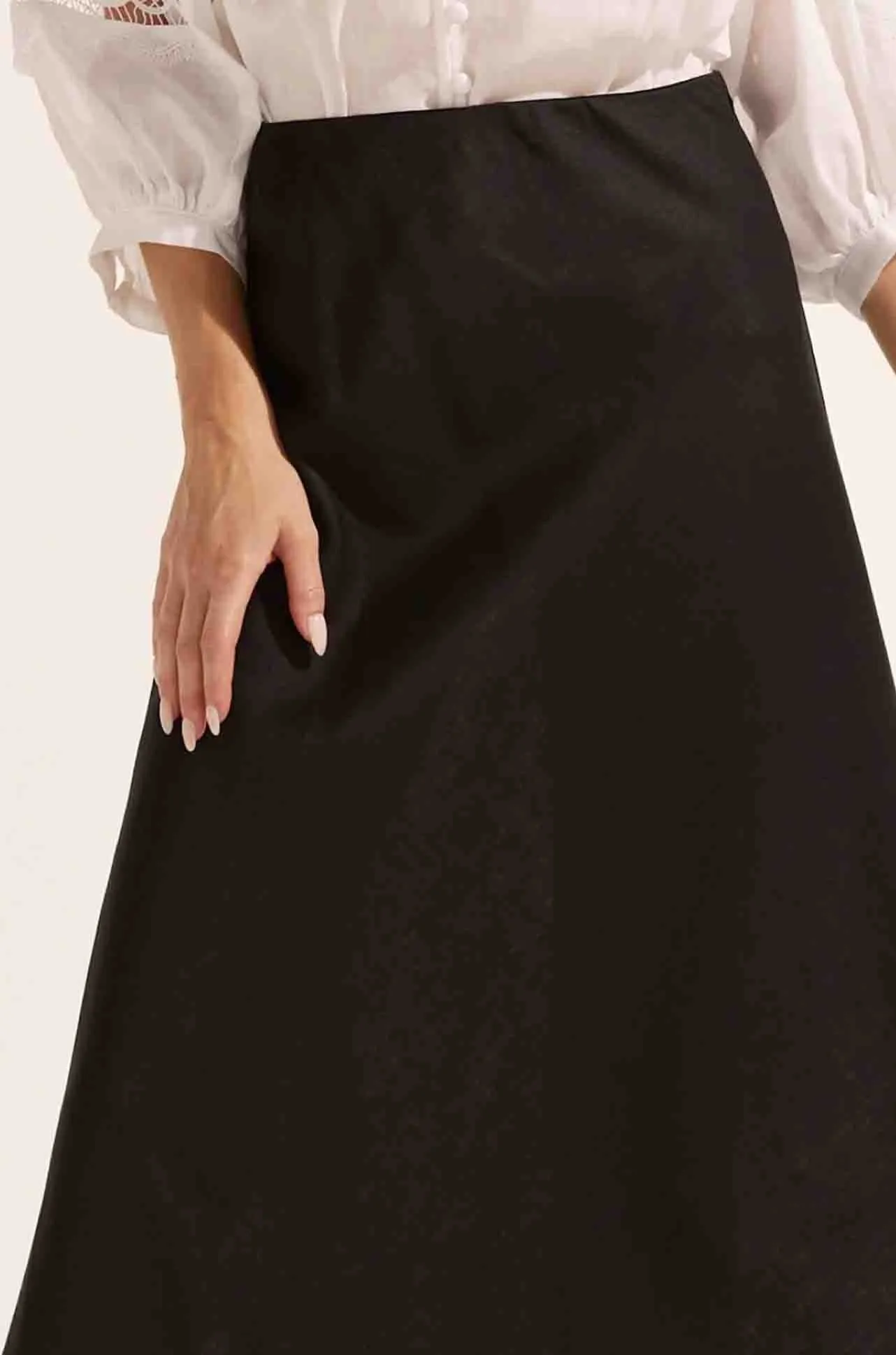 zoe kratzmann - blend skirt in black